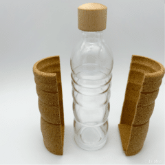 Sale Abverkauf Trinkflasche Glas Blume des Lebens Produktbild 1 TalaNia